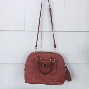 redish brown dooney & bourke purse